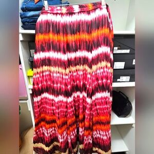 Pink Multi Maxi Skirt